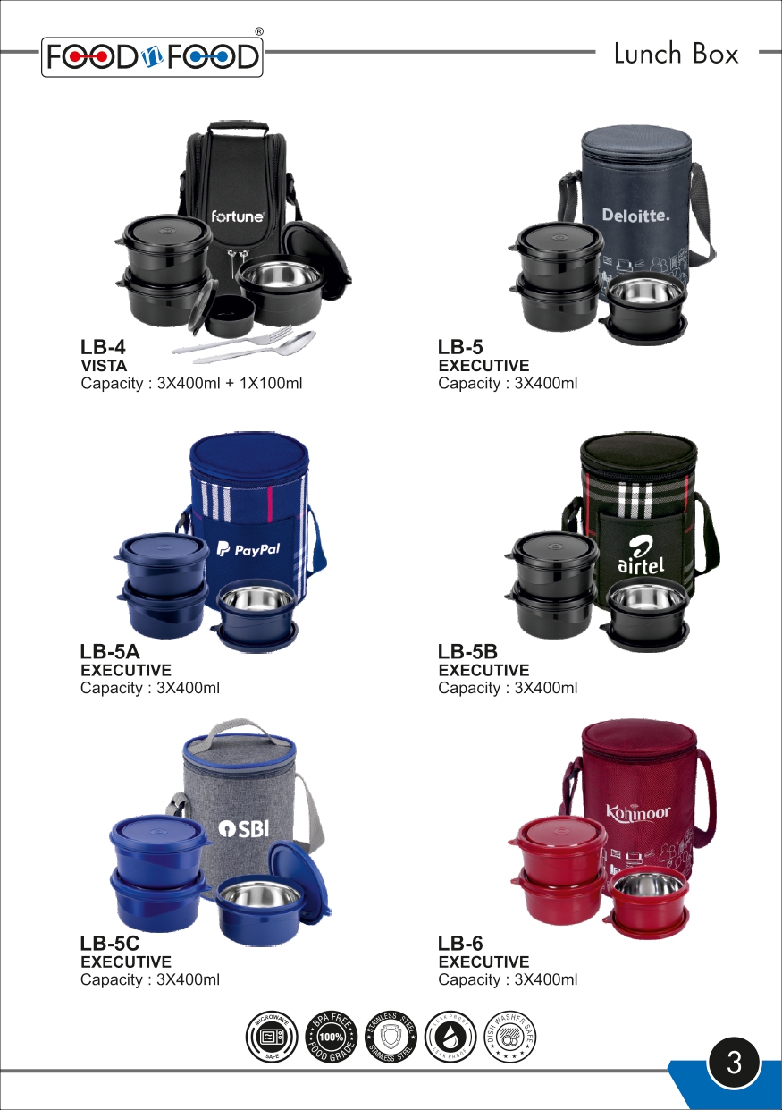 Food n Food LB-5 EXECUTIVE Lunch Box